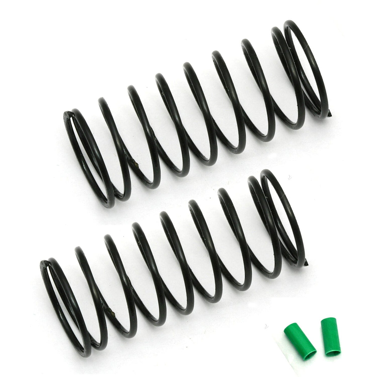 Team Associated Factory Team 12mm Front Springs, green, 3.15 lb/in [91327]