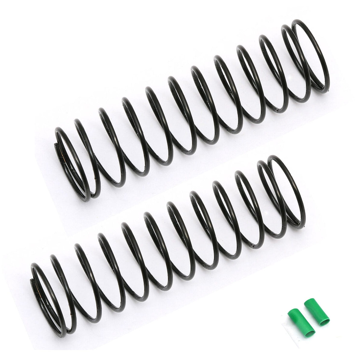 Team Associated Factory Team 12mm Rear Springs, green, 2.00 lb/in [91336]