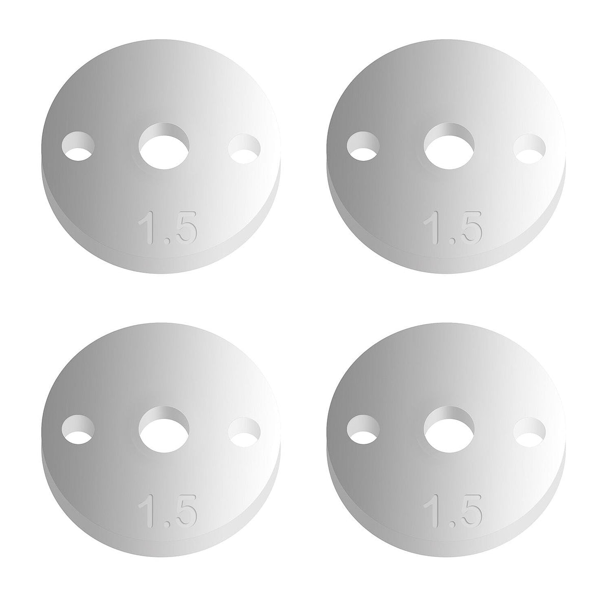 Team Associated Factory Team 12mm Shock Pistons V2, 2x1.5mm, flat [91625]