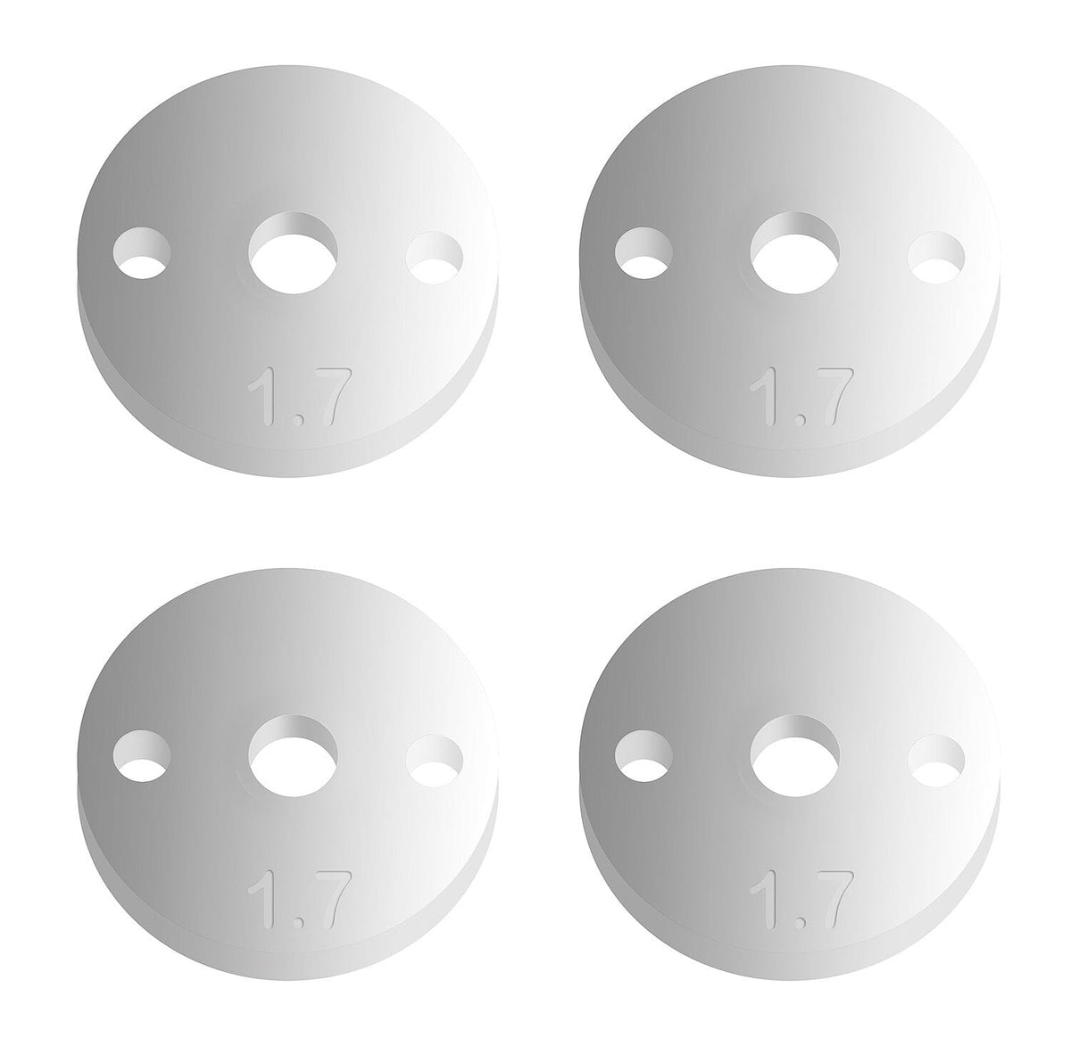 Team Associated Factory Team 12mm Shock Pistons V2, 2x1.7mm, flat [91627]