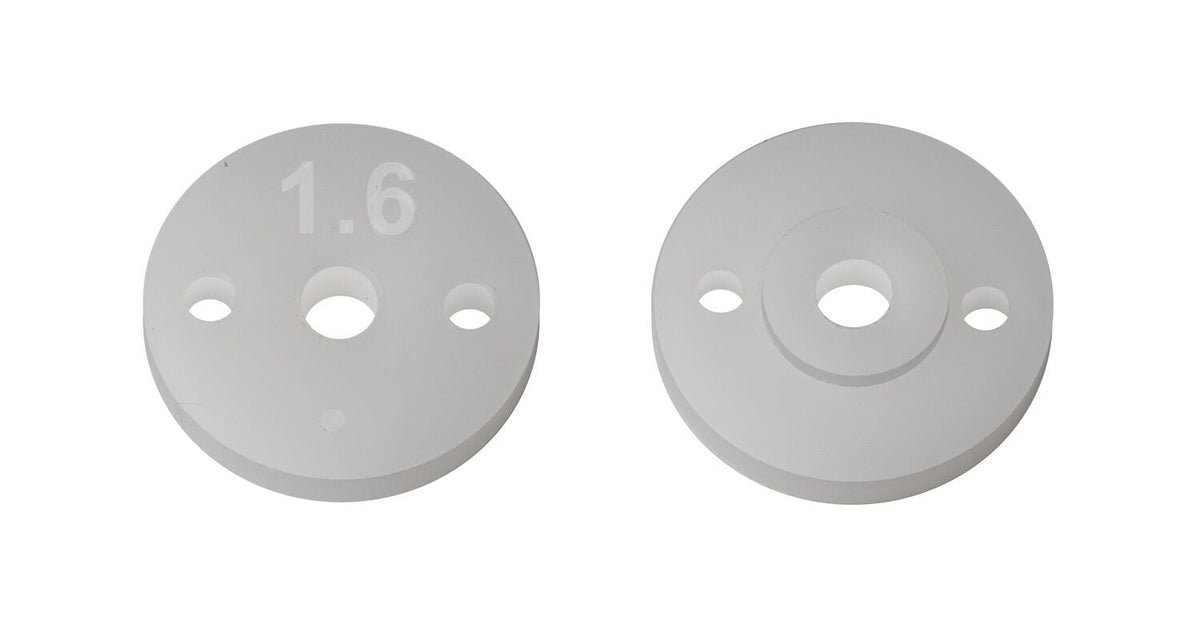 Team Associated Factory Team 13mm Shock Pistons, 2.0mm, 2x1.6 [91936]
