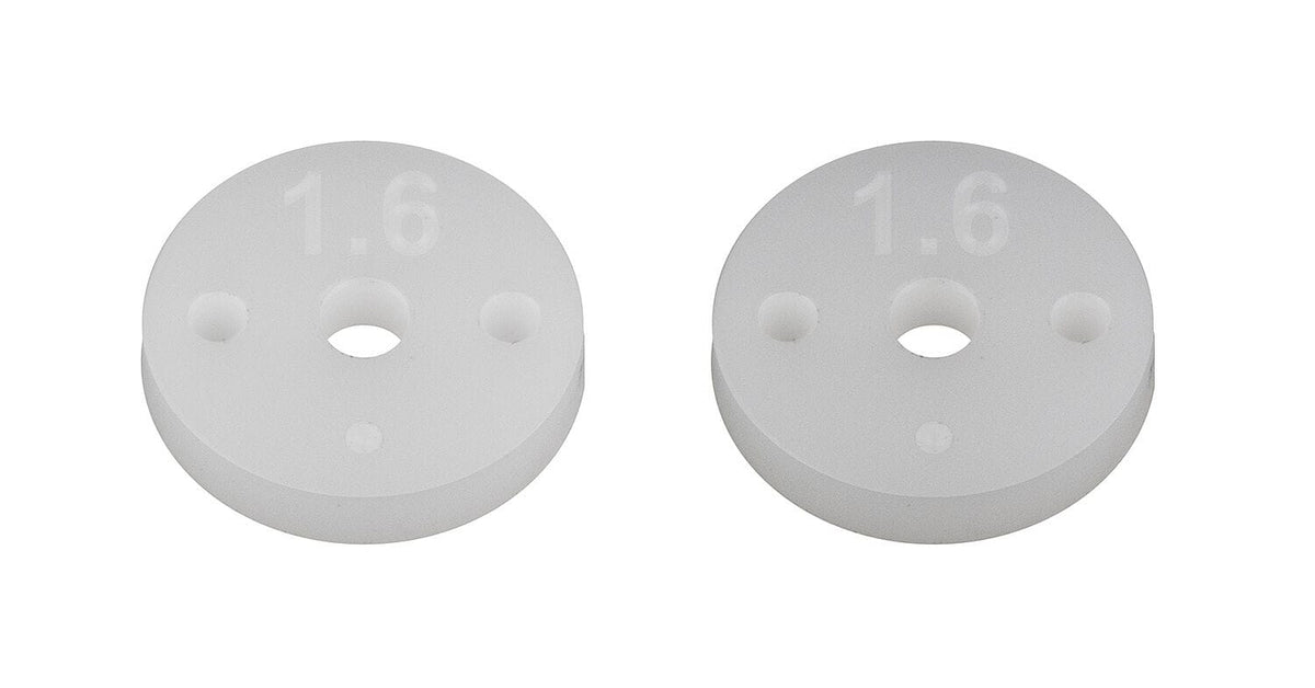Team Associated Factory Team 13mm Shock Pistons, 2.5mm, 2x1.6 [91932]