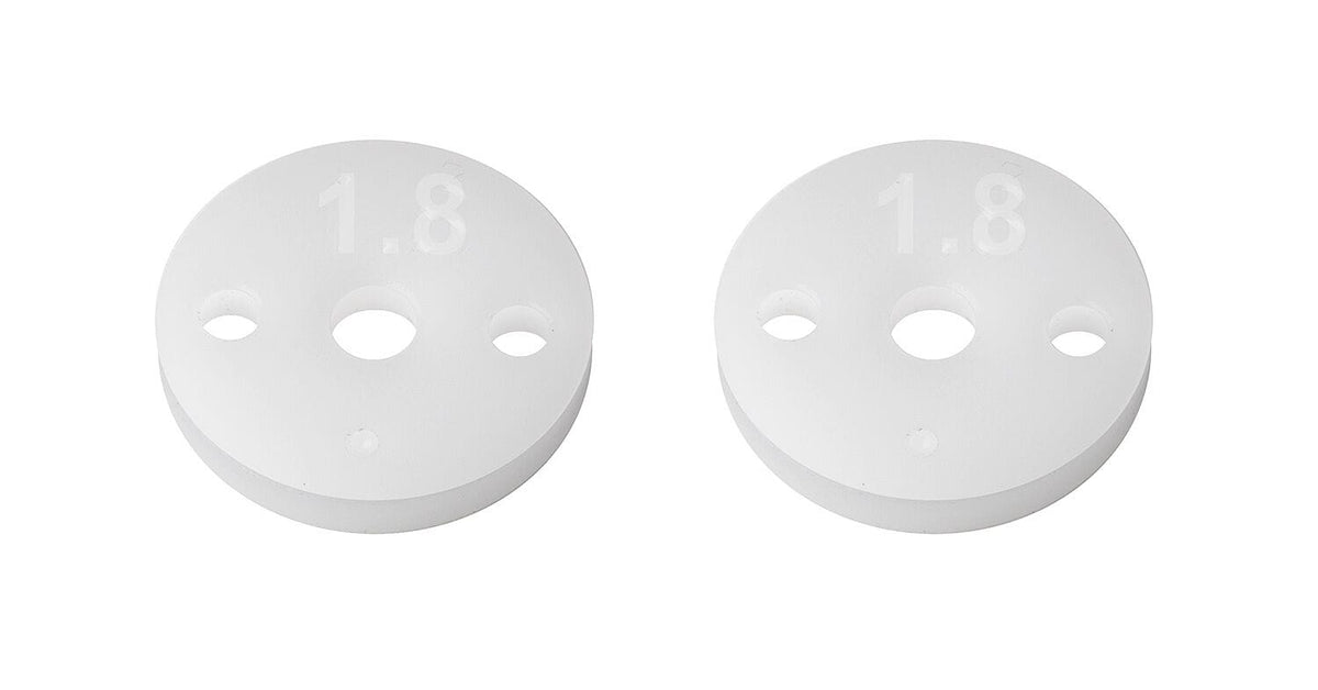 Team Associated Factory Team 13mm Shock Pistons, 2.5mm, 2x1.8 [91934]