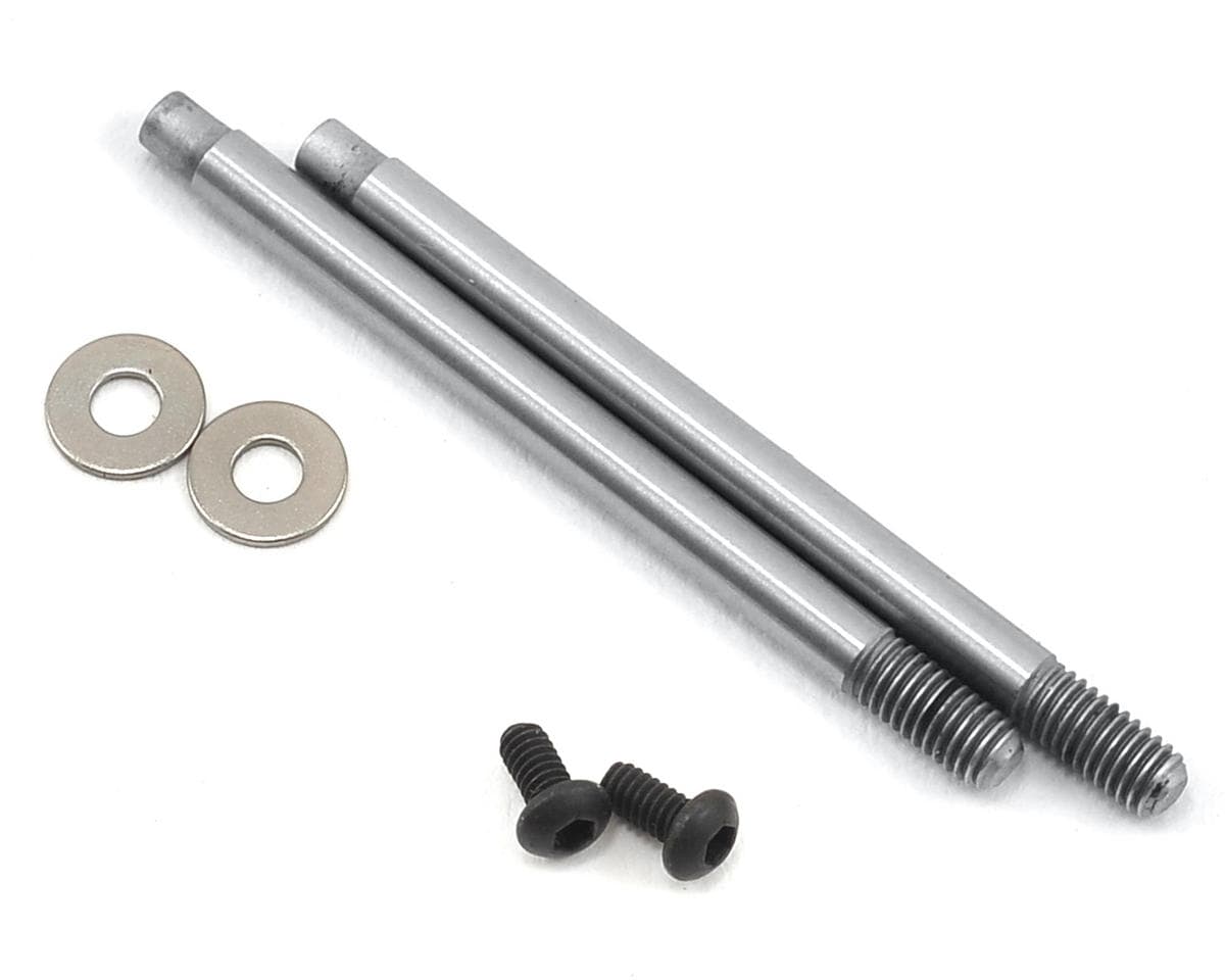 Team Associated Factory Team 3x21mm Shock Shafts V2 Chrome [91616]