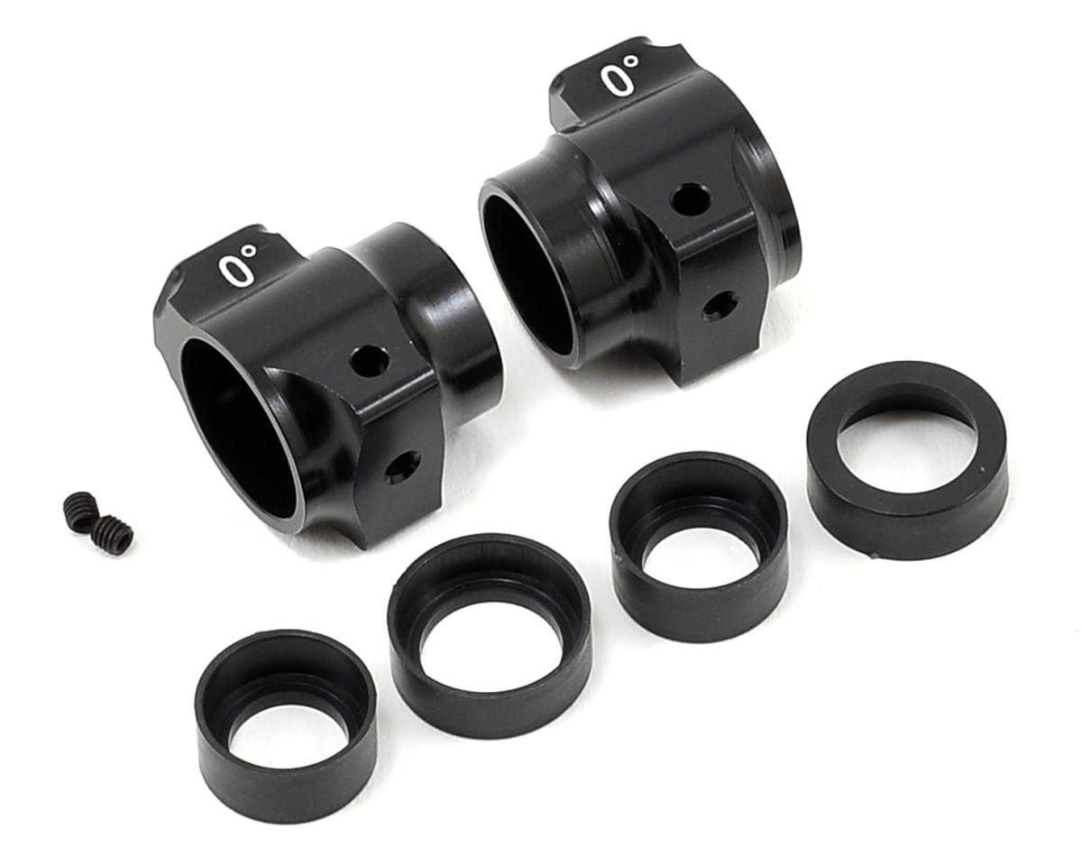 Team Associated Factory Team Aluminum Rear Hubs Black [91549]