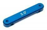 Team Associated Factory Team B44 aluminium toe plate 3 degrees [9727]