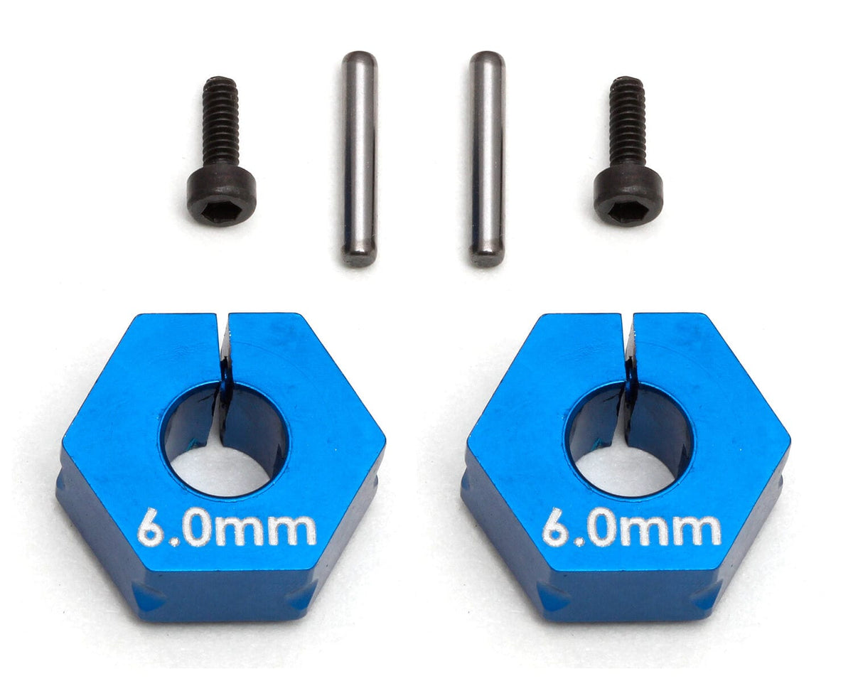 Team Associated Factory Team Clamping Wheel Hexes, 6.0mm [71034]