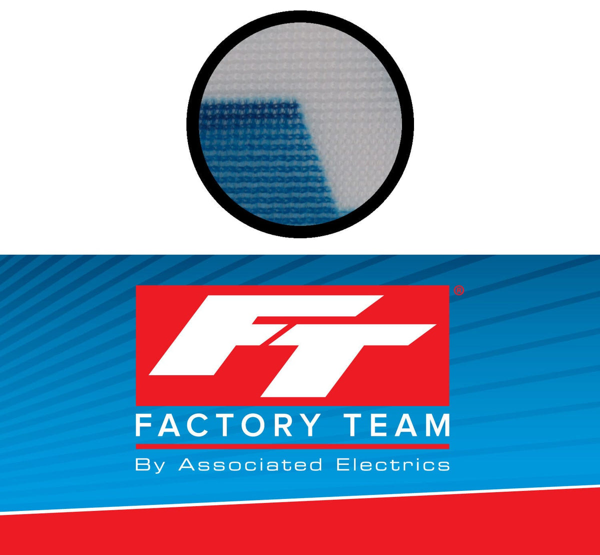Team Associated Factory Team Cloth Banner, 48x24 [SP305]