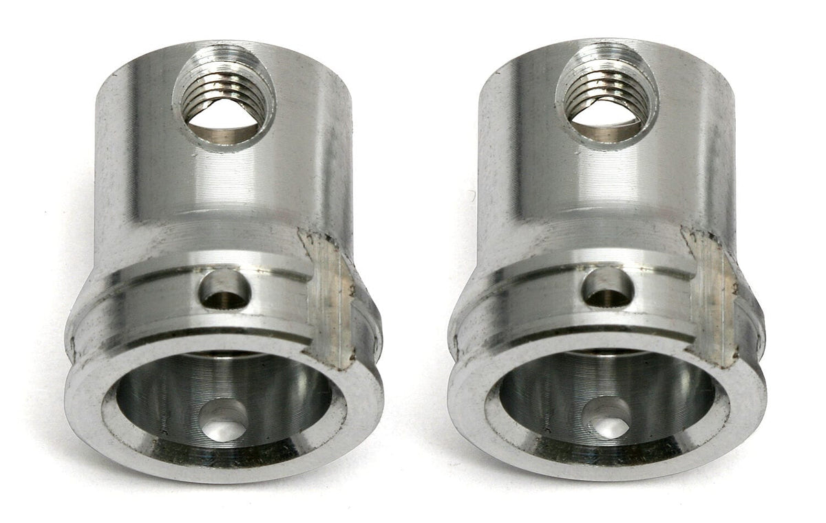 Team Associated Factory Team Gearbox Input Cups, aluminum, silver [89286]