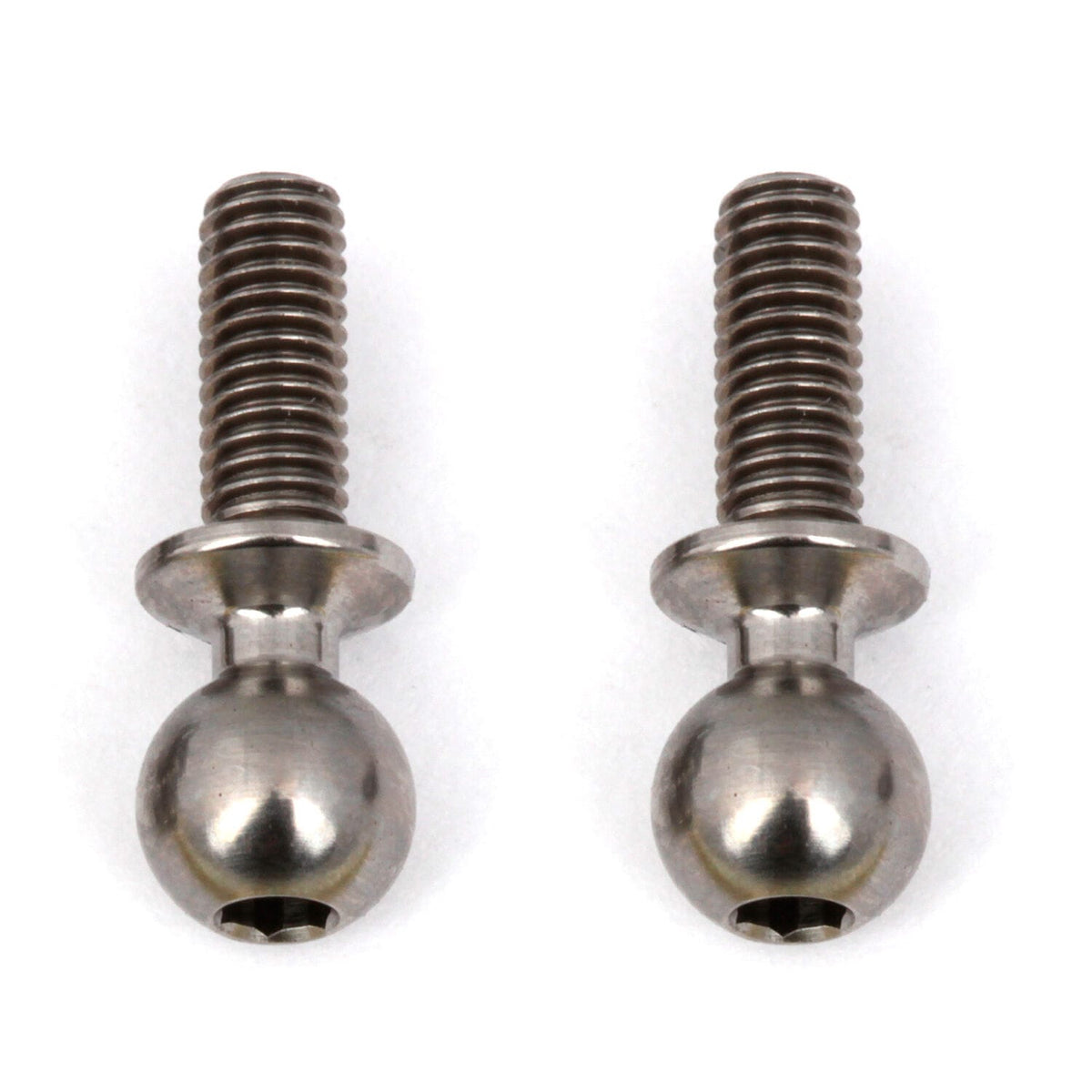 Team Associated Factory Team Heavy-duty Ti Ballstuds, 8mm, long neck, 2pce. [91752]