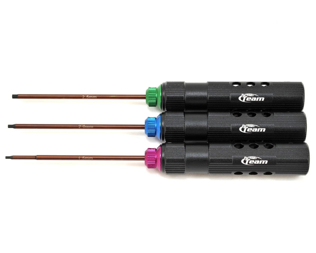 Team Associated Factory Team Hex Driver Tool Set, 3pc. [1518]