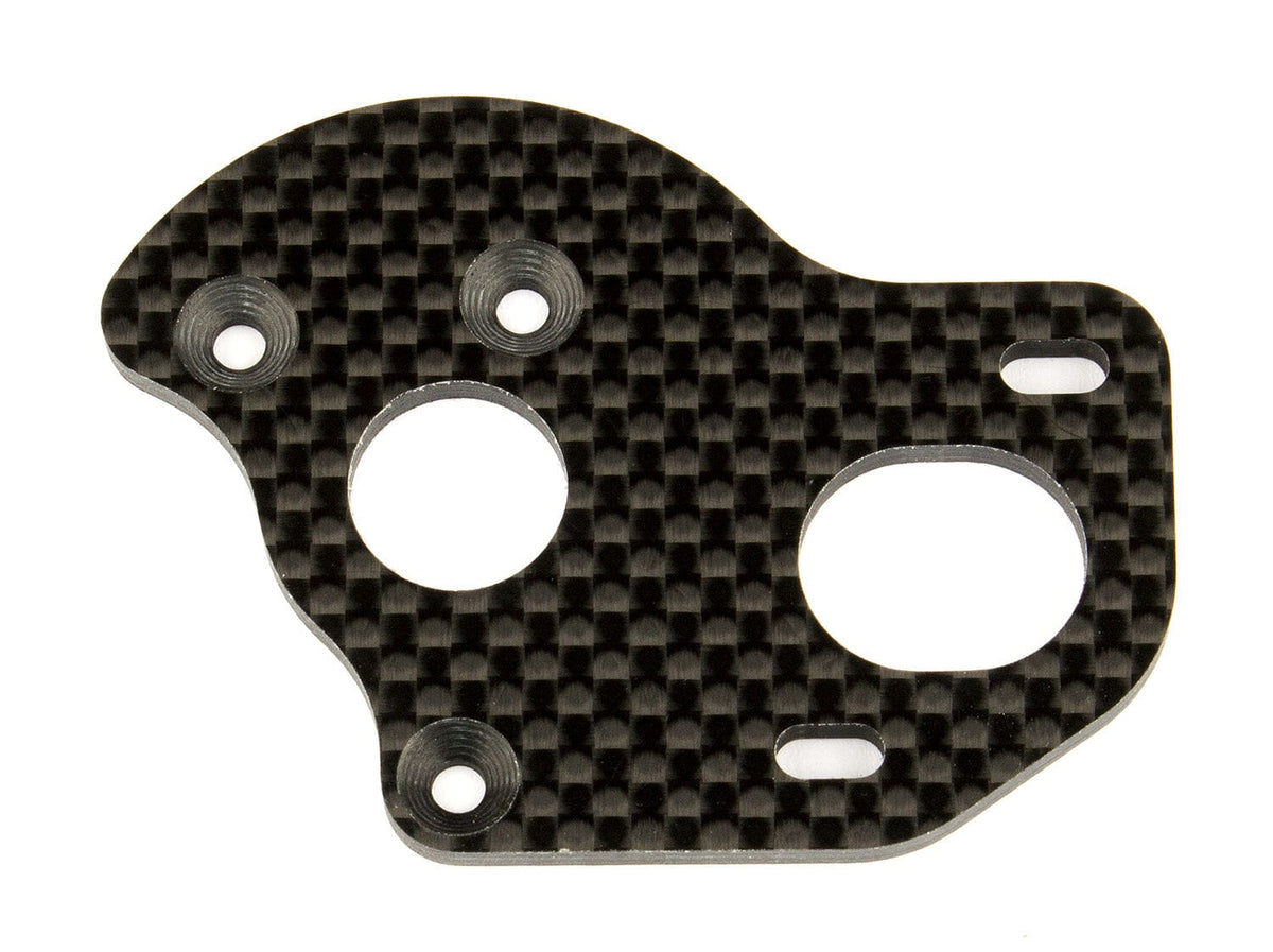 Team Associated Factory Team Laydown/Layback Motor Plate, carbon fiber [91796]