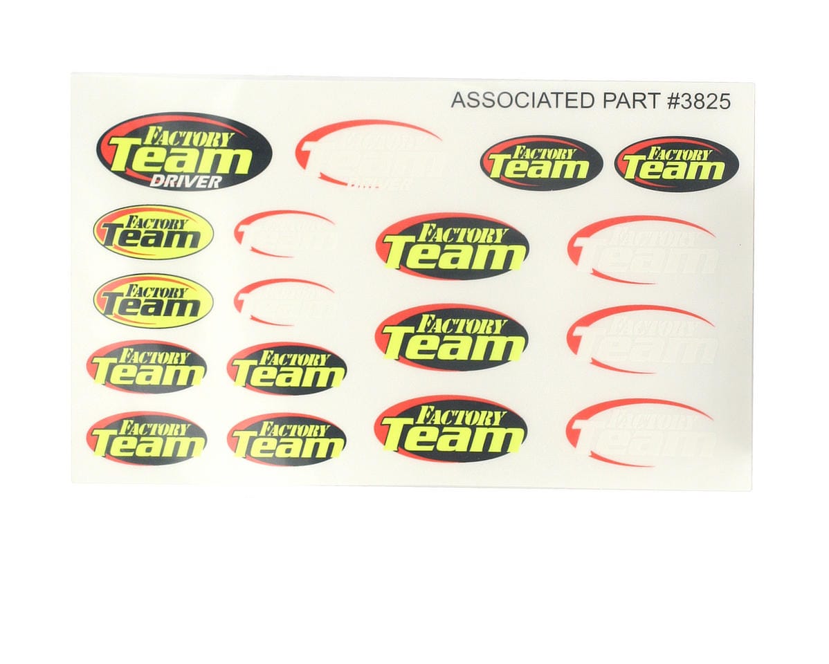 Team Associated Factory Team Logo Decals [3825]