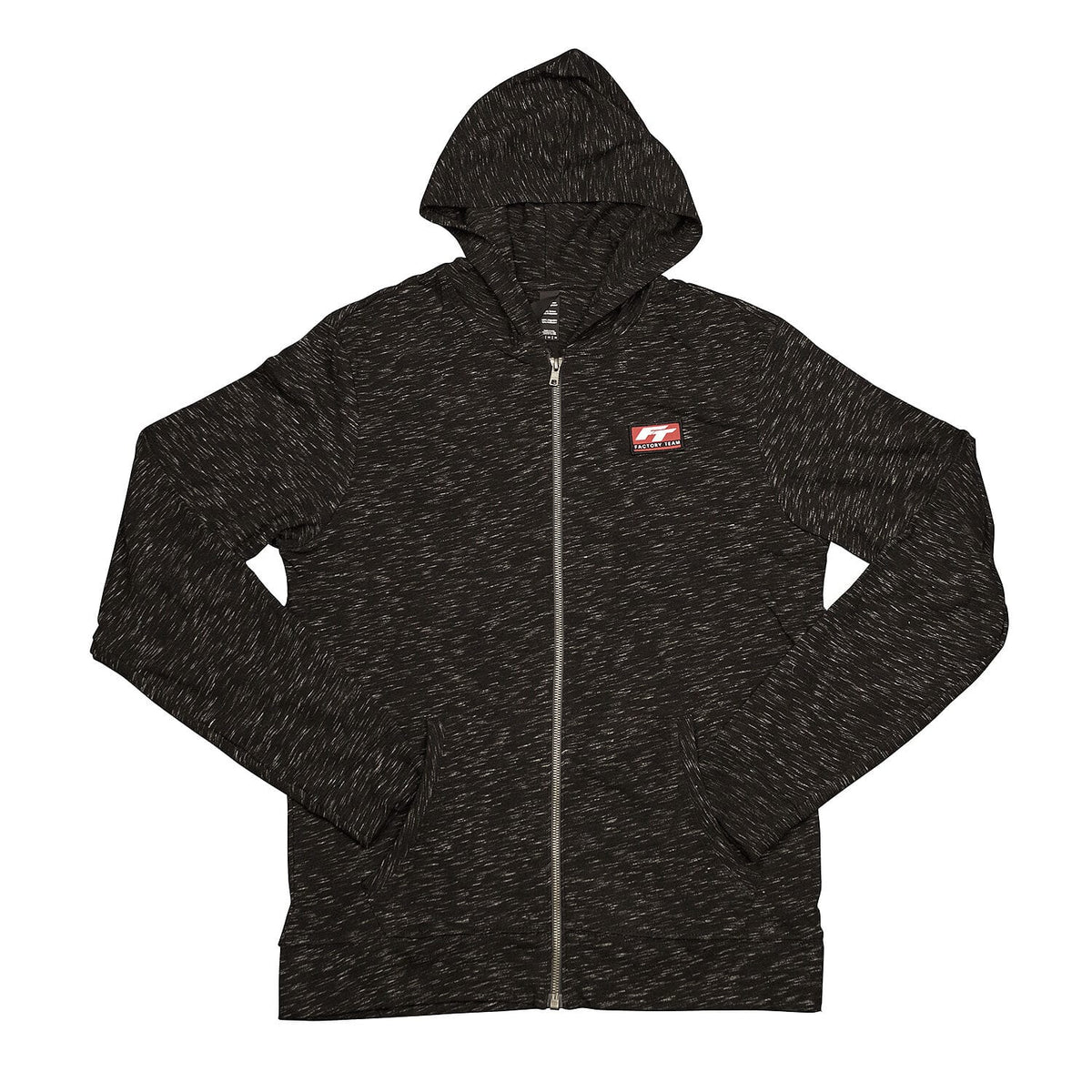 Team Associated Factory Team Logo Lightweight Medal Zip Up, streaked black, L [SP160L]