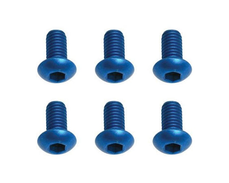 Team Associated Factory Team M3X6 BHCS Blue Aluminum 8550