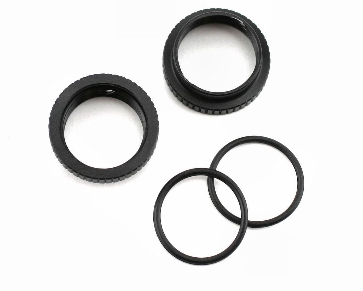 Team Associated Factory Team Threaded Shock Collars Black 7416