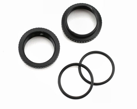 Team Associated Factory Team Threaded Shock Collars Black 7416