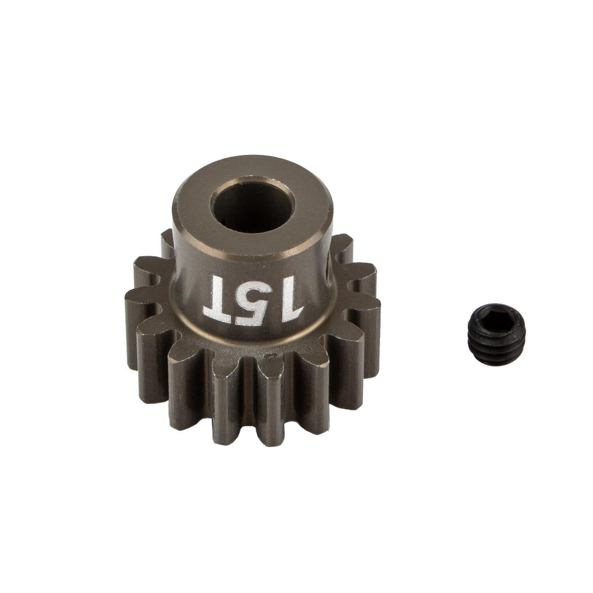 Team Associated Factory Team Pinion Gear, 15T, MOD 1, 5mm shaft, aluminum [89597]