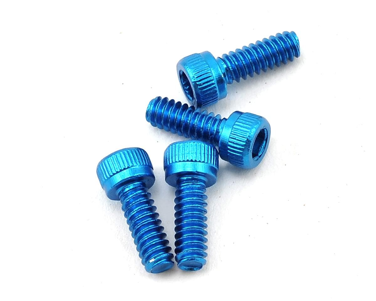 Team Associated Factory Team Screws 4-40 x 5/16in SHCS blue 4145
