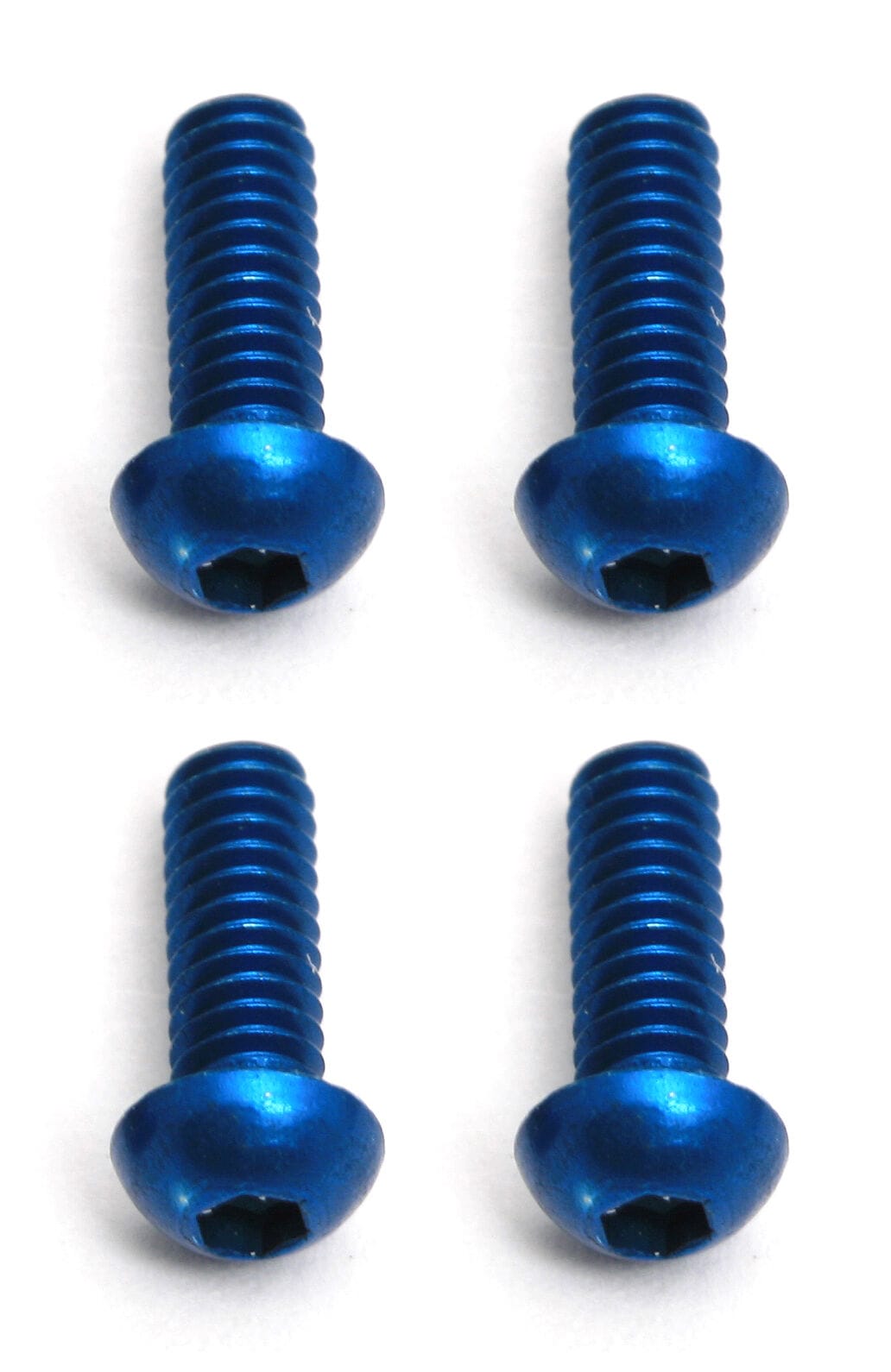 Team Associated Factory Team Screws, Blue Aluminum M2x6mm BHCS [8546]