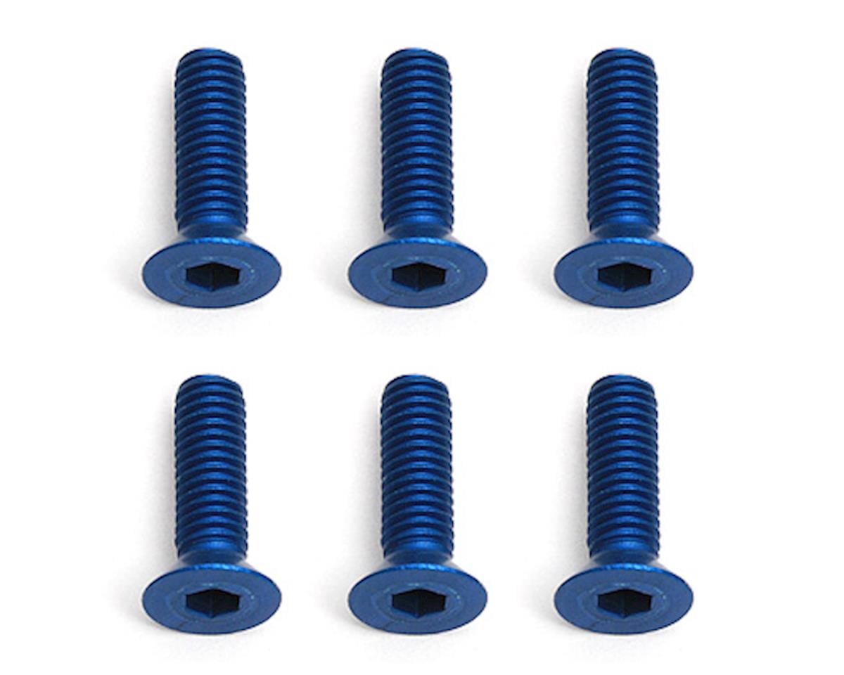 Team Associated Factory Team Blue Aluminum M3x10mm FHCS 8555