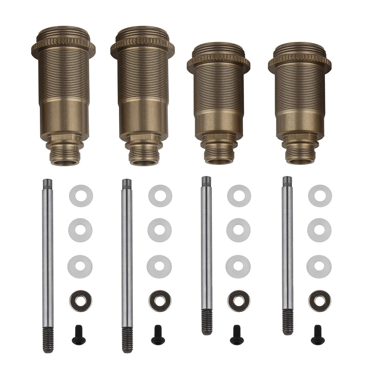Team Associated Factory Team Shock Bodies, with Genuine FOX Kashima Coat, 13x23mm and 27.5mm [91986]