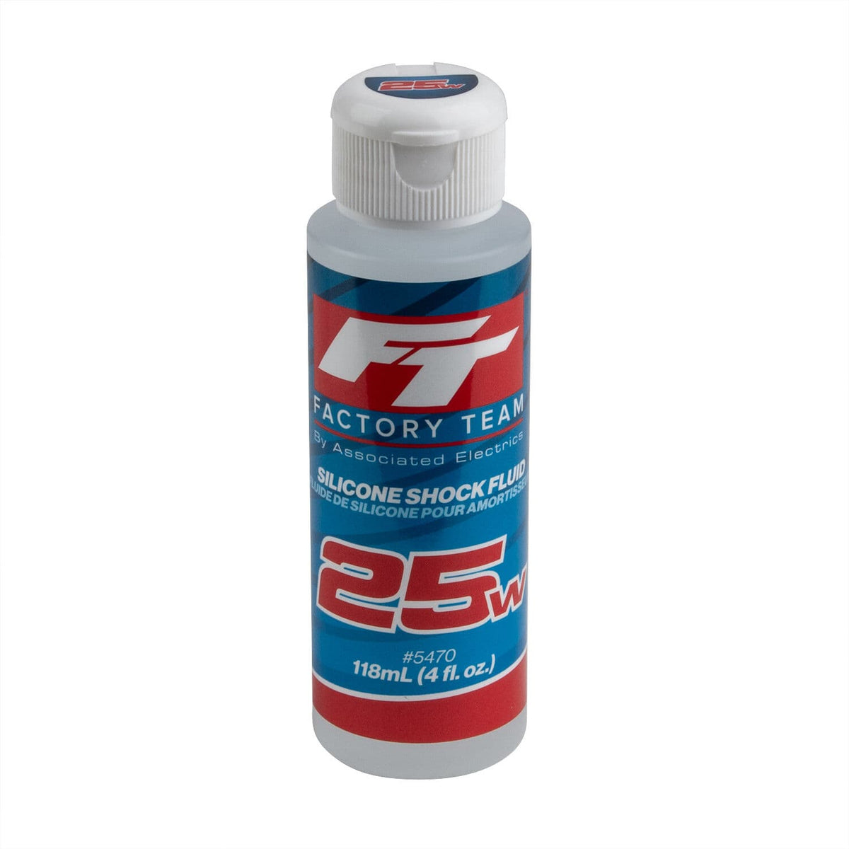 Team Associated Factory Team Silicone Shock Fluid, 25wt (275 cSt), 4oz. [5470]