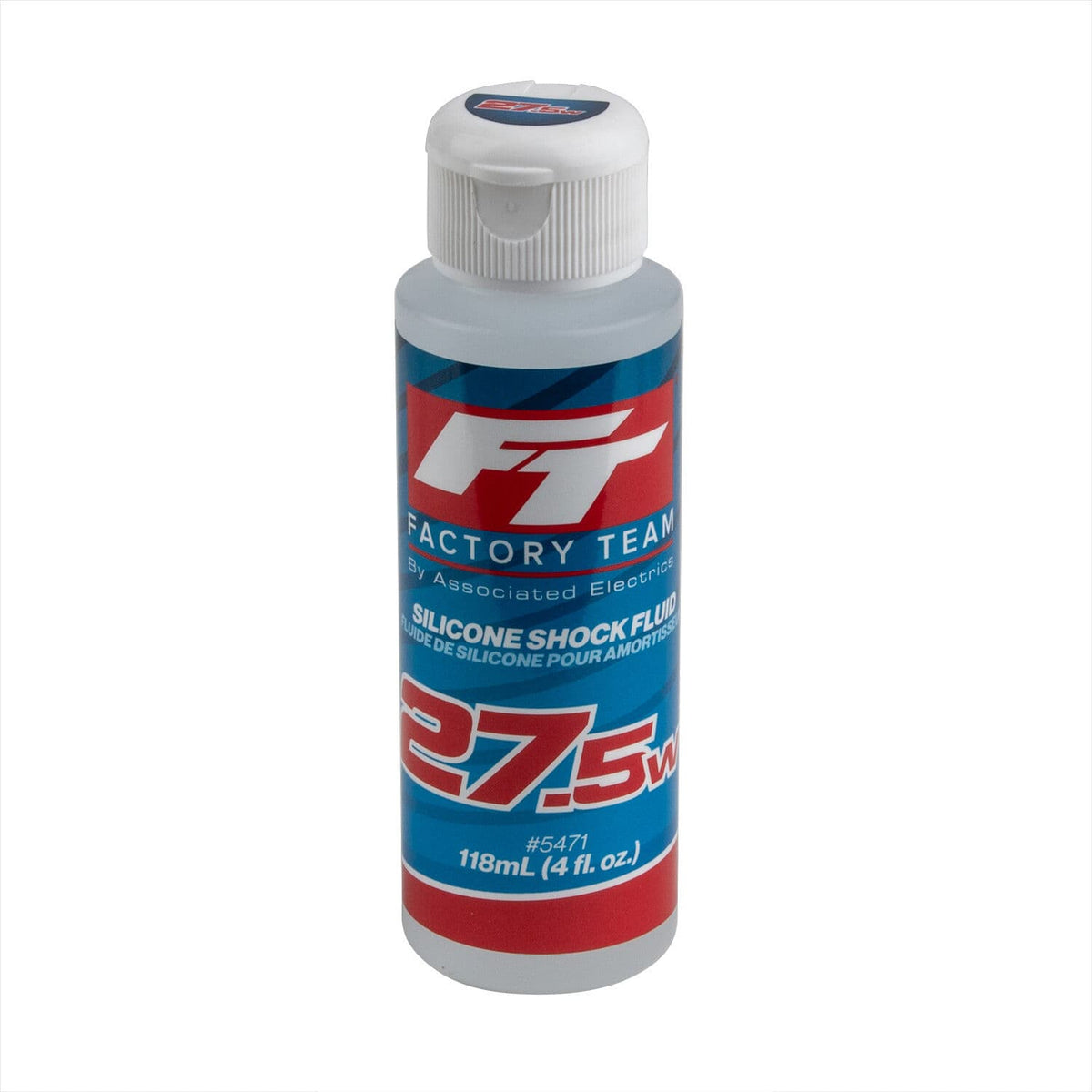 Team Associated Factory Team Silicone Shock Fluid, 27.5wt (313 cSt), 4oz. [5471]