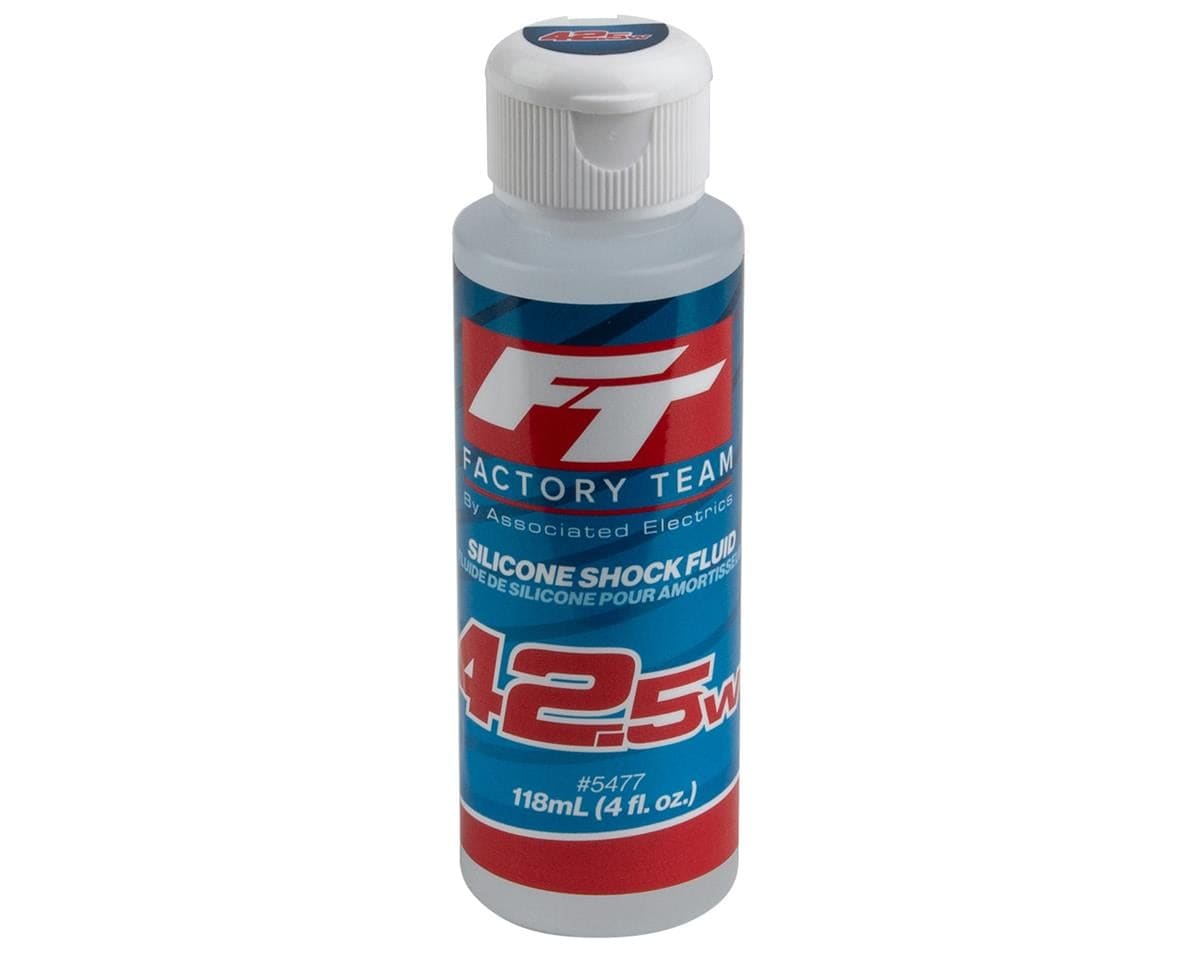 Team Associated Factory Team Silicone Shock Fluid, 42.5wt (538 cSt), 4oz. [5477]