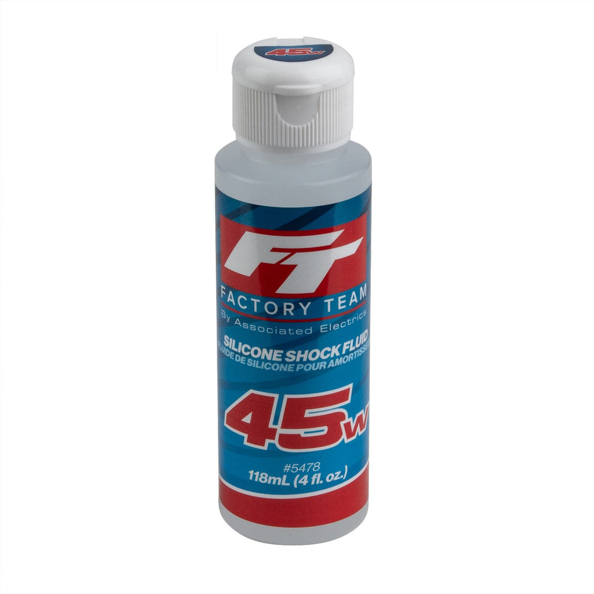Team Associated Factory Team Silicone Shock Fluid, 45wt (575 cSt), 4oz. [5478]