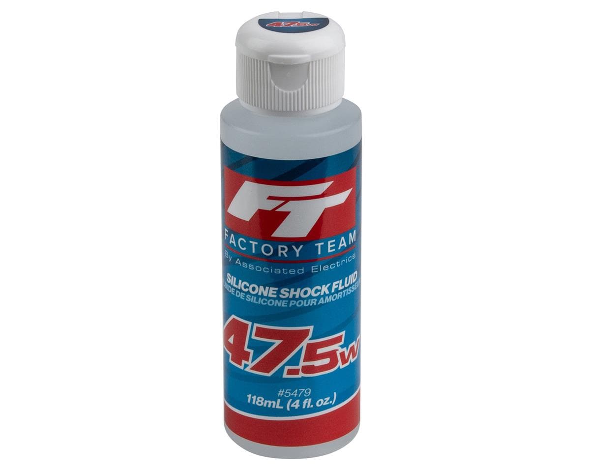 Team Associated Factory Team Silicone Shock Fluid, 47.5wt (613 cSt), 4oz. [5479]