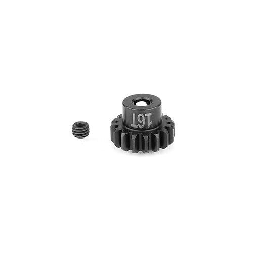 Team Associated Factory Team Steel Pinion Gear, 16t-Mod 1, 5mm Shaft [81678]