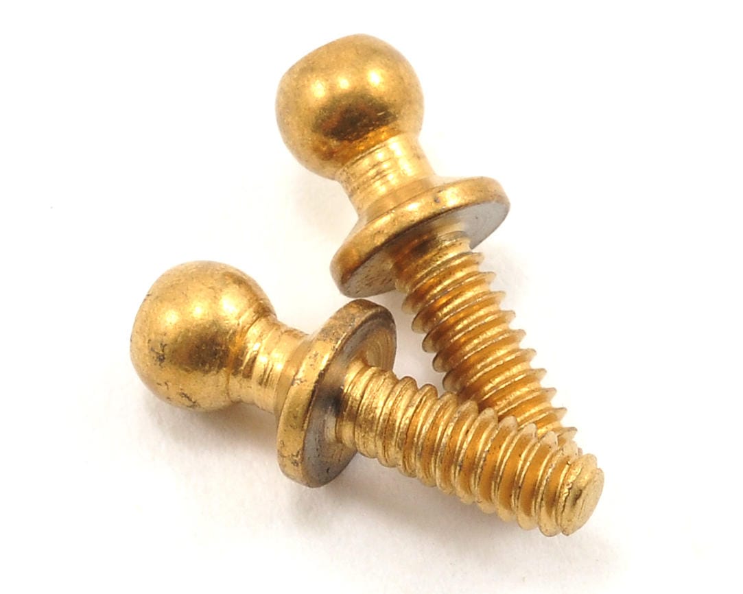 Team Associated Factory Team Ti Nitride Ballstuds 4-40x.30 Long Neck [9796]