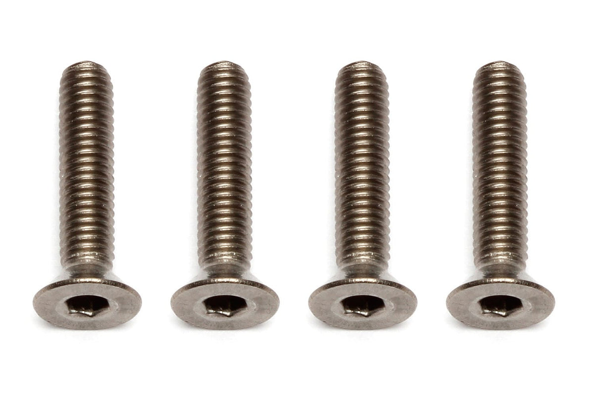 Team Associated Factory Team Ti Screws M3x14mm FHCS 91595