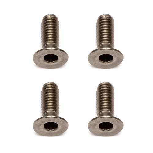 Team Associated Factory Team Titanium Screws M3x8mm FHCS 91592