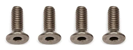 Team Associated Factory Team Titanium Screws M4x12mm FHCS 81286
