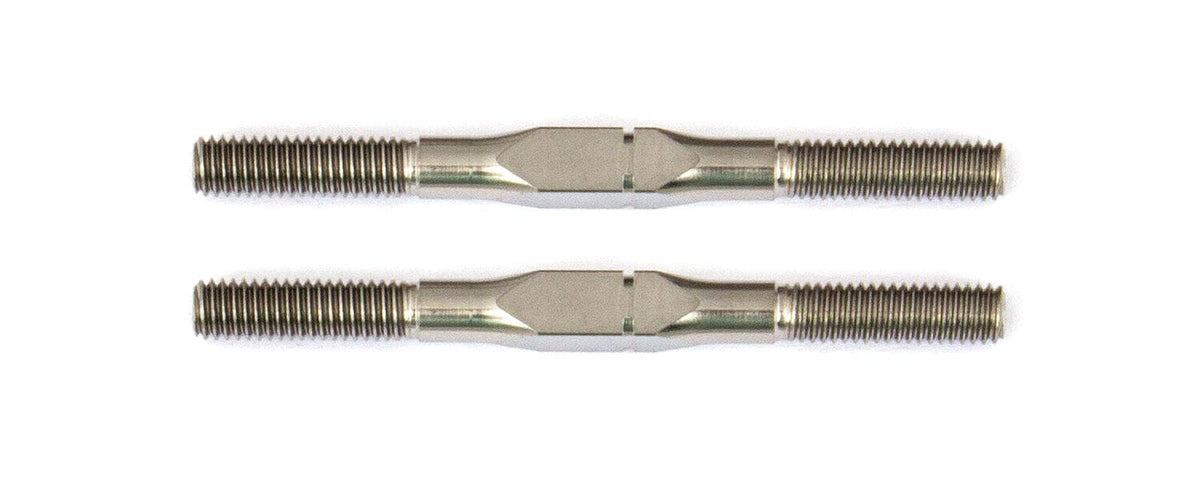 Team Associated Factory Team Titanium Turnbuckles, 38mm/1.50in, silver [1413]