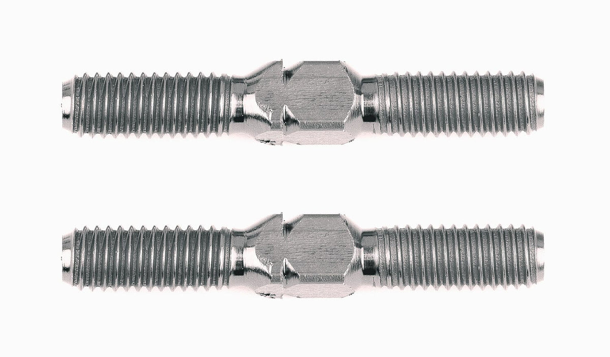 Team Associated Factory Team Titanium Turnbuckles, M3x21mm/0.83in, silver [1418]