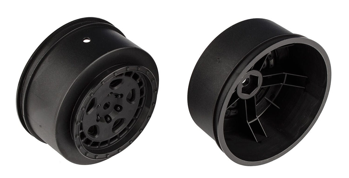 Team Associated Fifteen52 Turbomac HD Wheels, 2.2"/3.0", +3mm offset, black [25849]