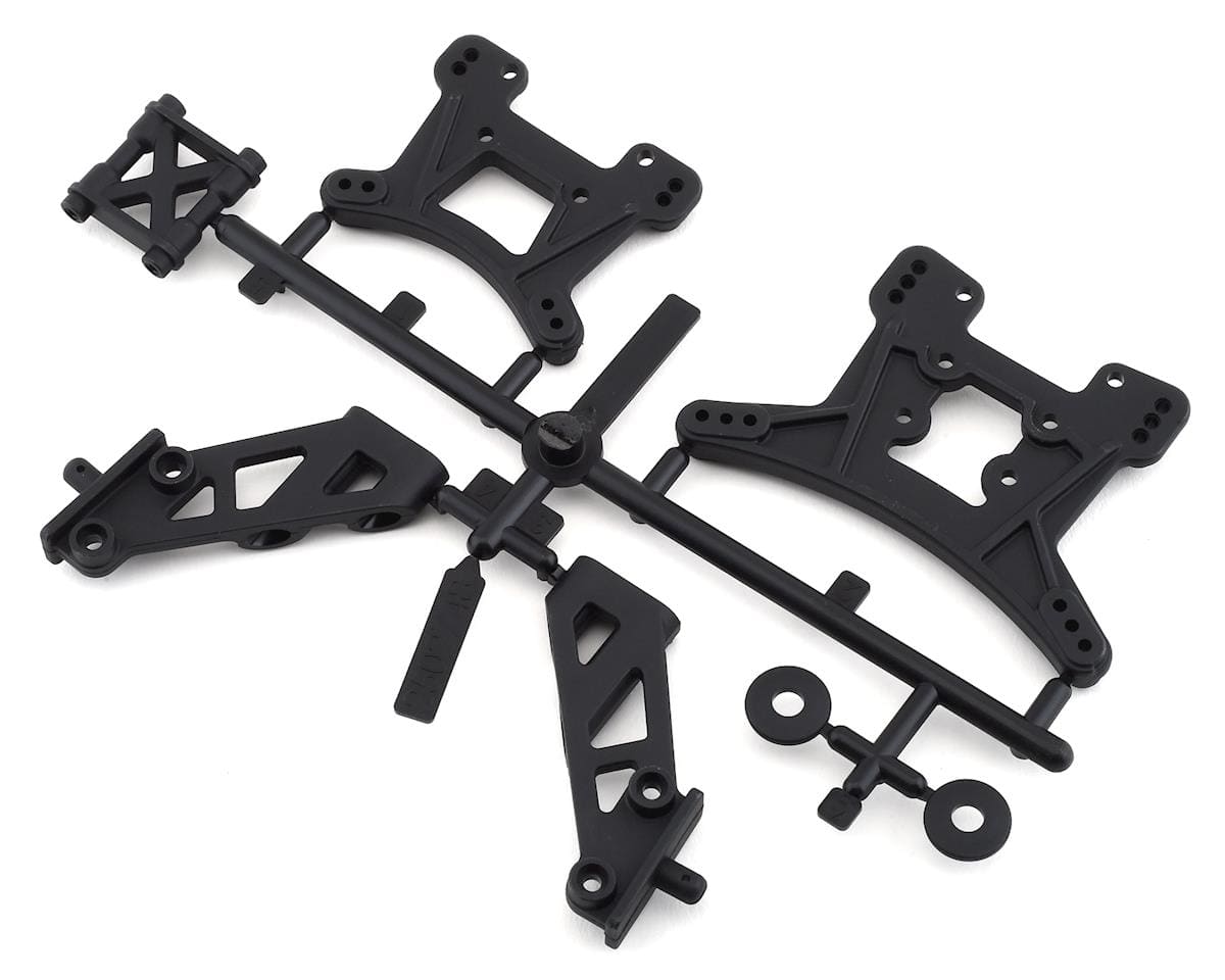 Team Associated Front and Rear Shock Towers and Wing Mounts Set [21503]