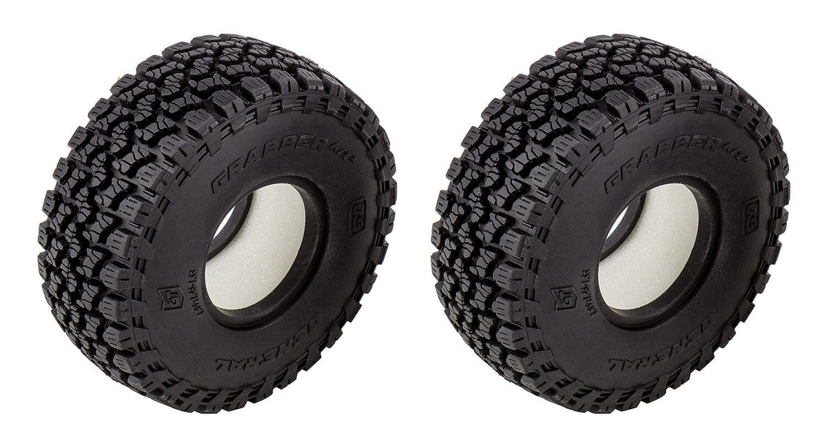 Team Associated General Grabber A/T X Tires, 1.55 x 3.85in dia [42107]