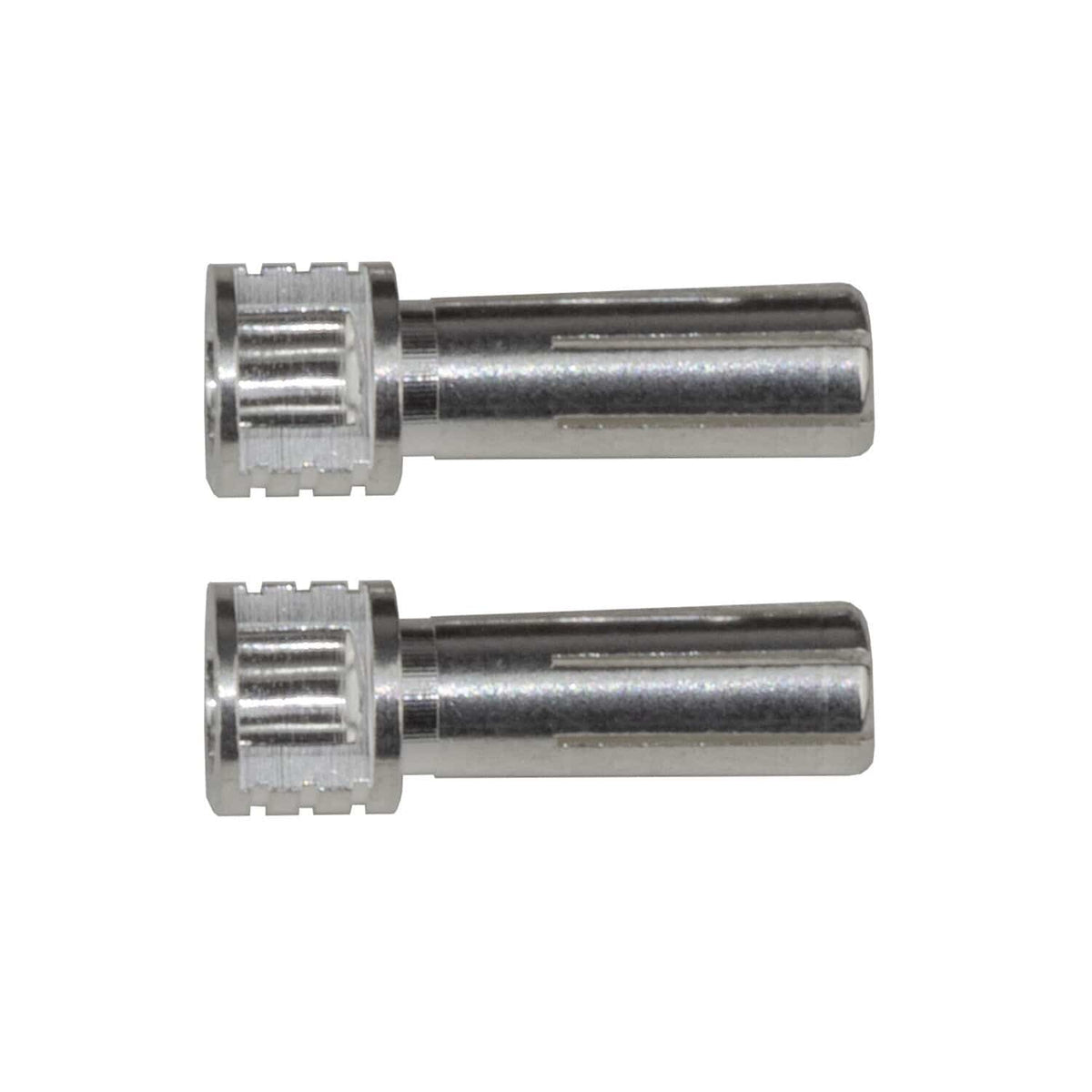 Team Associated Grip Bullets 5mm x 14mm, silver, qty 2 [27392]