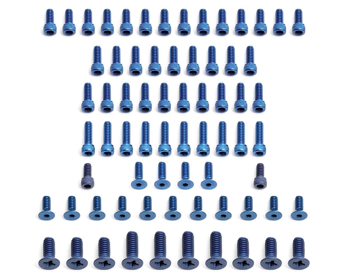 Team Associated GT Blue Alloy Screw Set [7675]