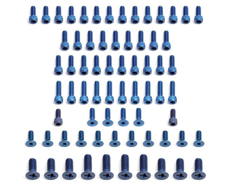 Team Associated GT Blue Alloy Screw Set [7675]