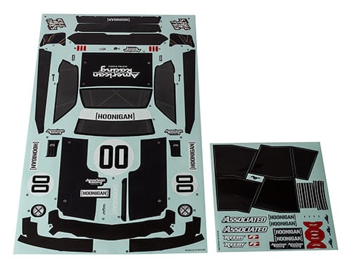 Team Associated 31898 Hoonicorn Body Decal Sheet