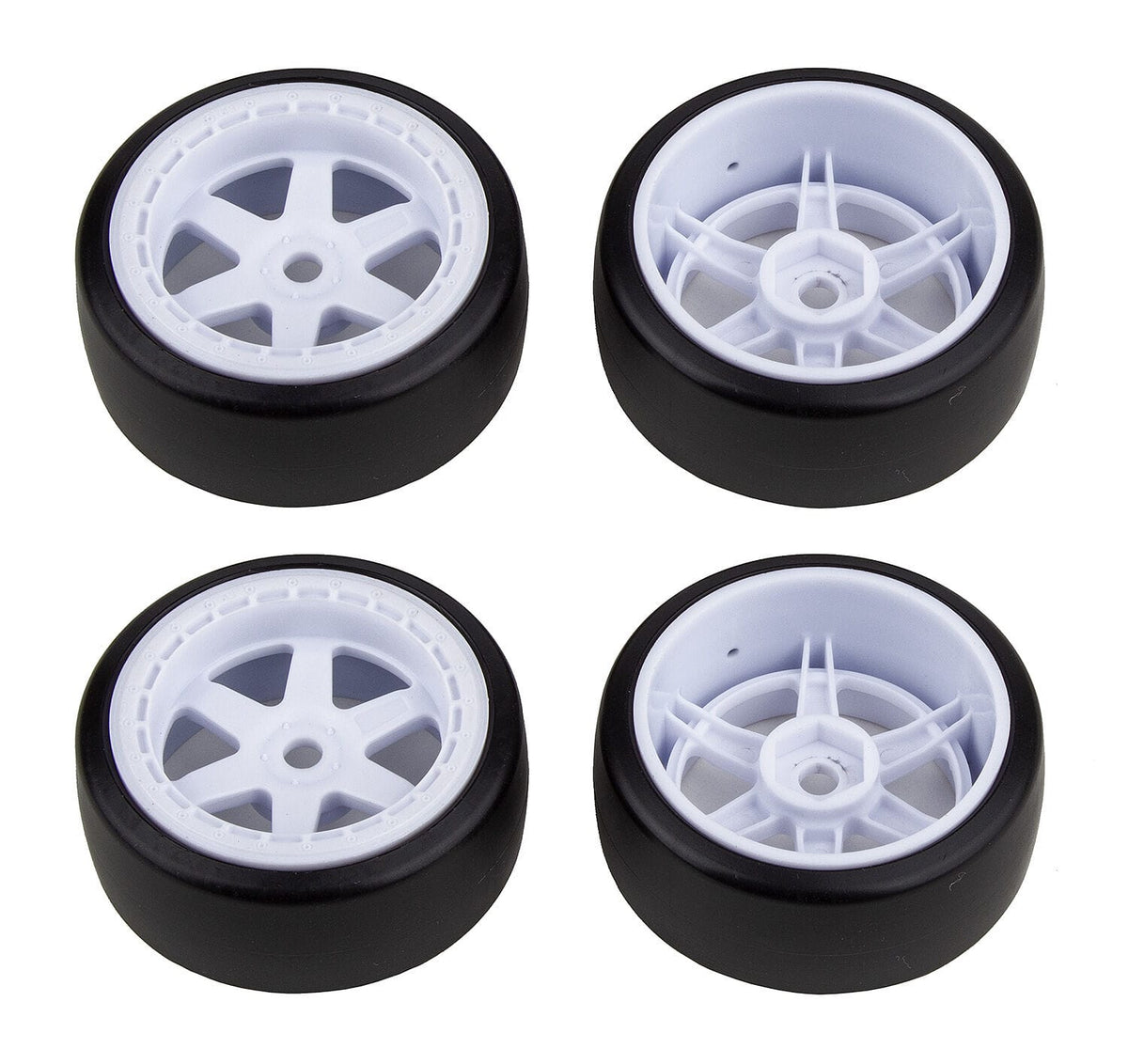 Team Associated Hoonitruck Wheels and Tires, drift [31894]
