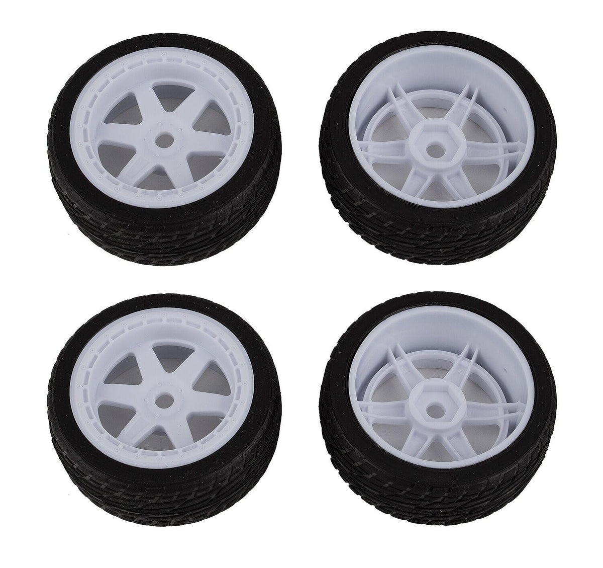 Team Associated Hoonitruck Wheels and Tires, rubber [31893]