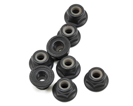 Team Associated M4 Locknut with flange and knurl 91148