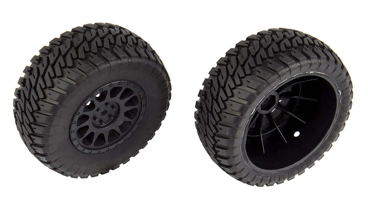 Team Associated Multi-terrain Tires and Method Wheels, mounted [71044]