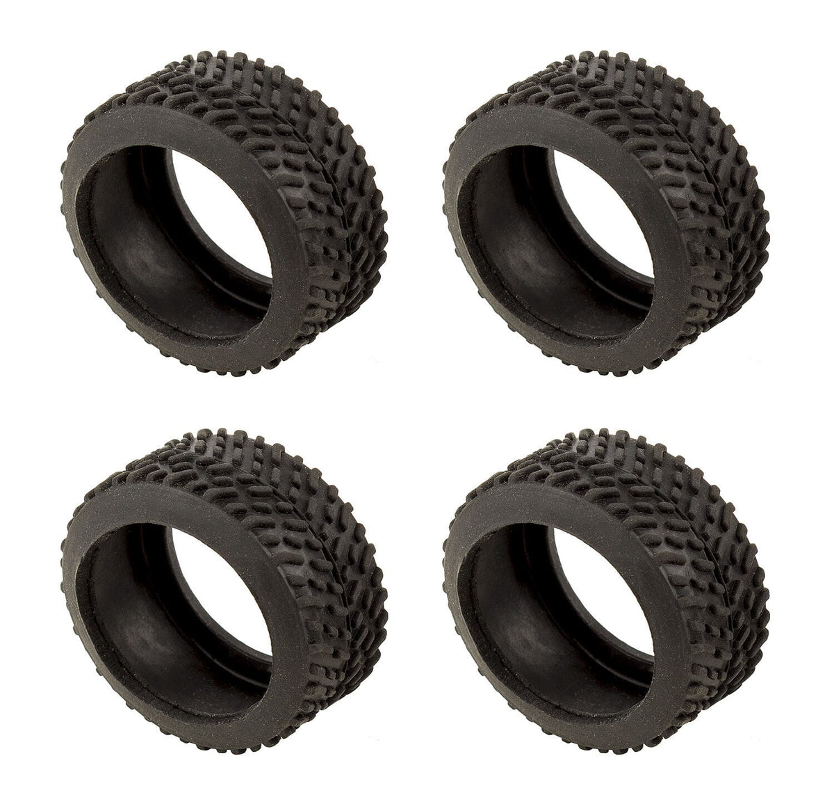 Team Associated Nanosport Pin Tires, black [21605]